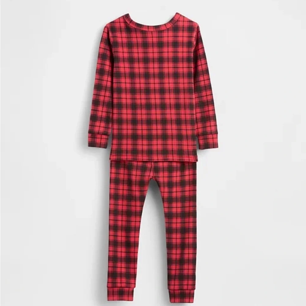 Red Plaid Kids Pajama Set - By Gap. Holiday. Winter. Unisex